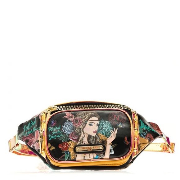 Nicole Lee Handbags - Boho Metallic Fanny Pack